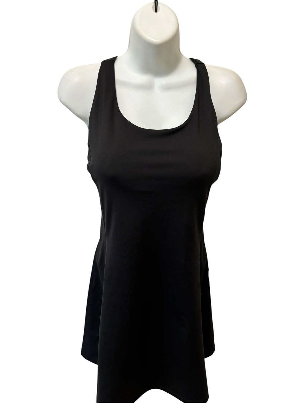 Body Glove Black Swim Cover Up Sz M Criss Cross Back Swim Beach Pool Comfort Sun